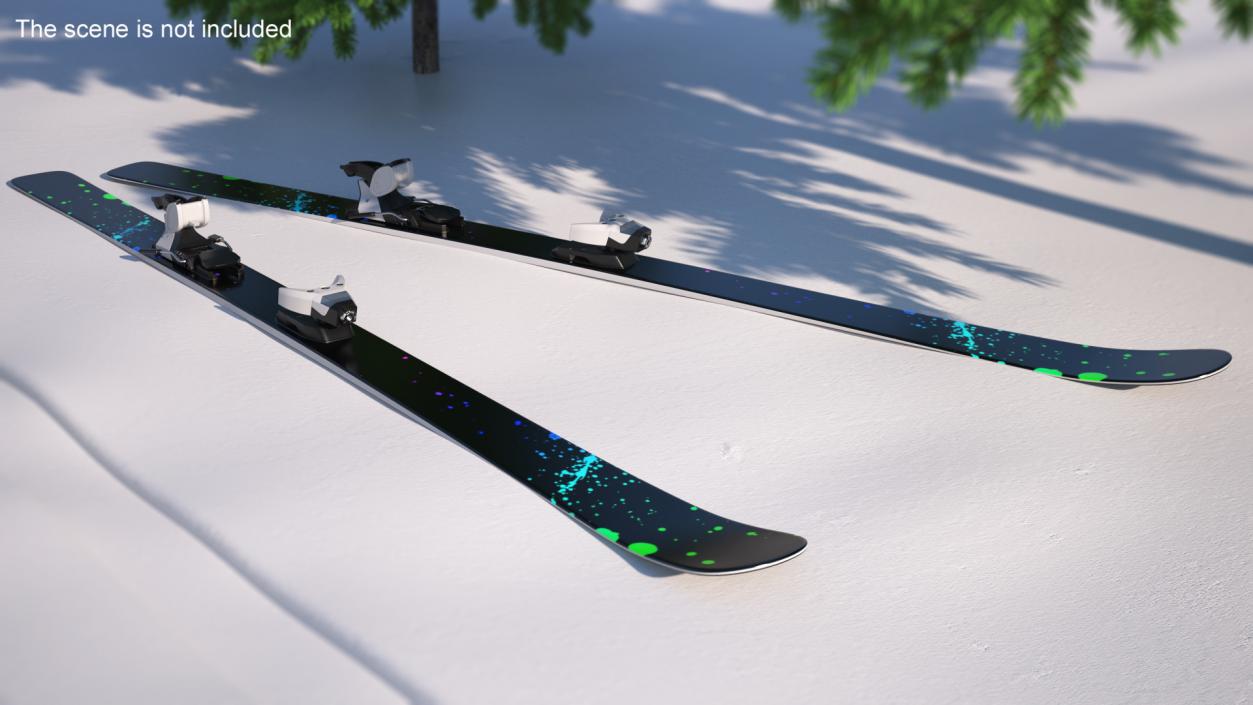 3D Snow Skis 2