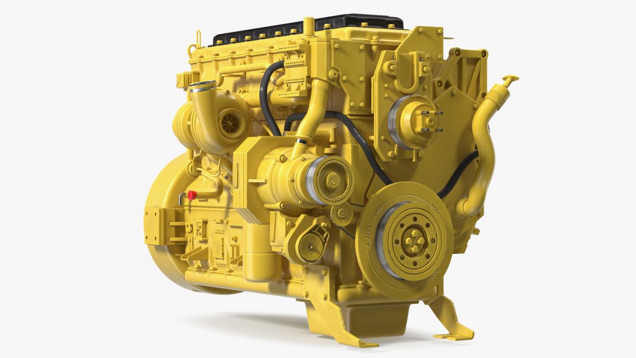 3D Tractor Diesel Engine