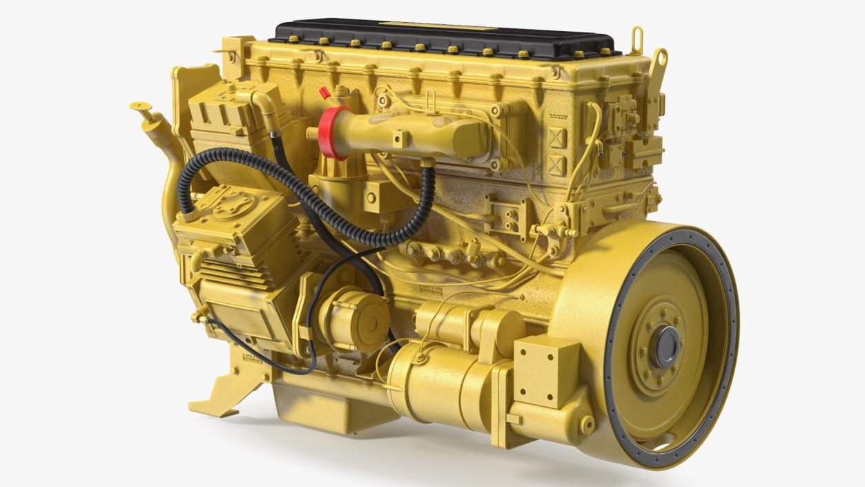 3D Tractor Diesel Engine