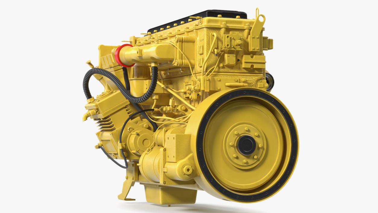 3D Tractor Diesel Engine