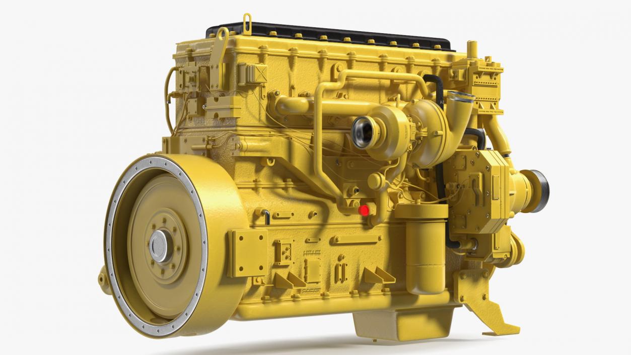 3D Tractor Diesel Engine