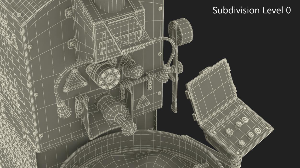 3D Coffee Roaster Machine GENIO model