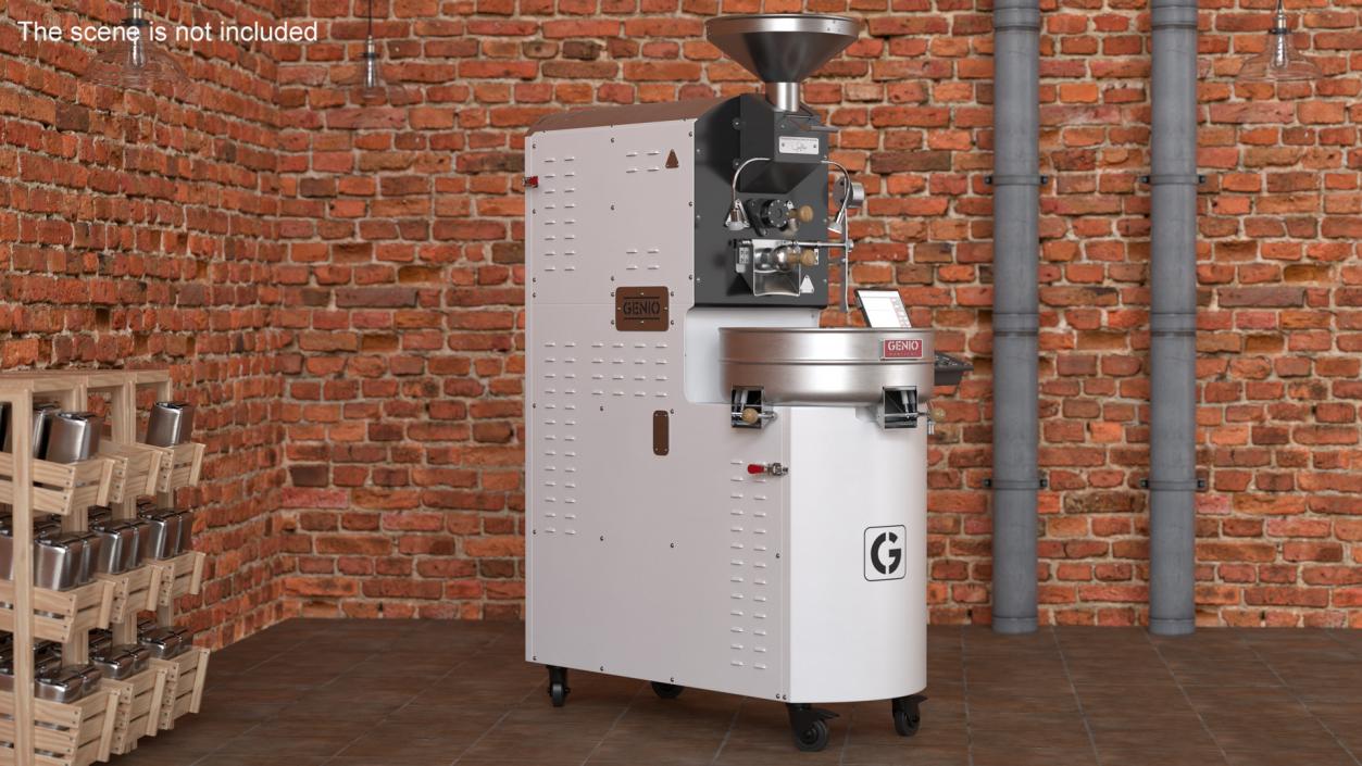 3D Coffee Roaster Machine GENIO model