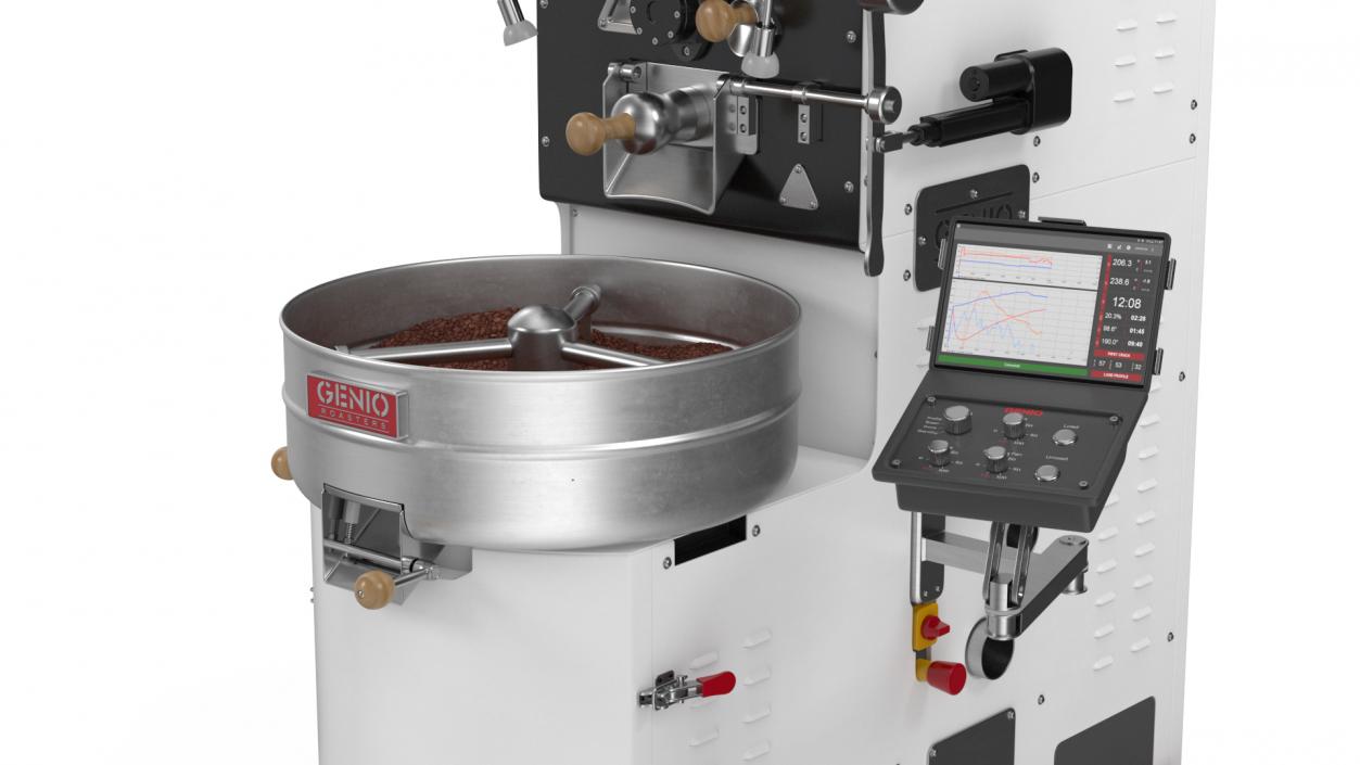 3D Coffee Roaster Machine GENIO model