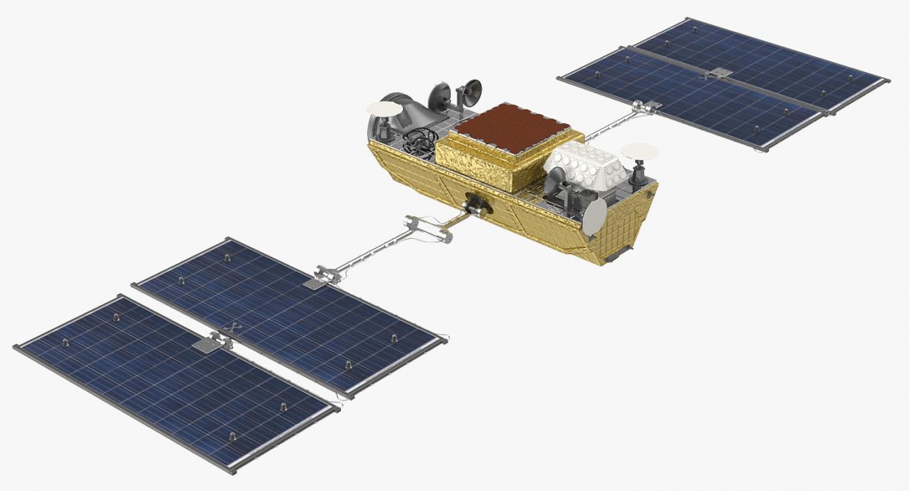 Communications Satellite 3D model