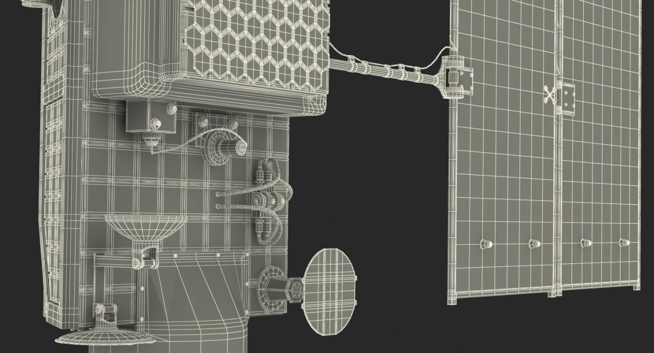 Communications Satellite 3D model