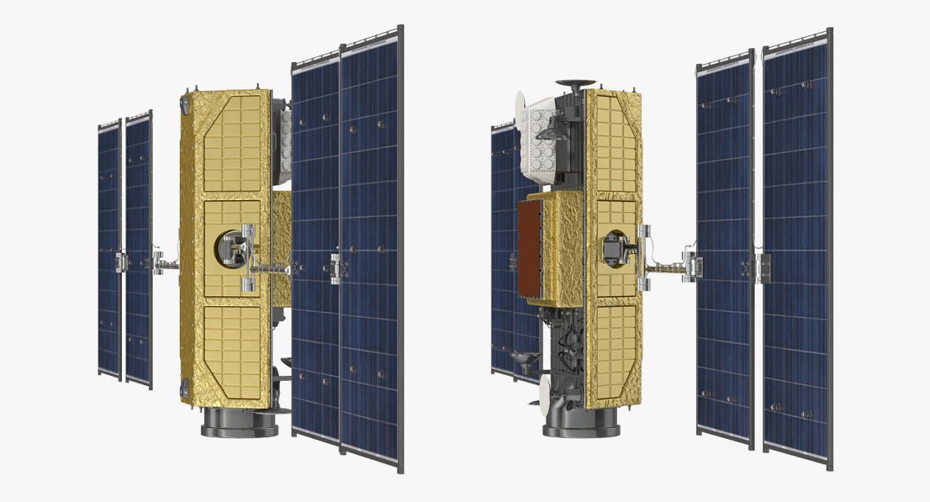 Communications Satellite 3D model