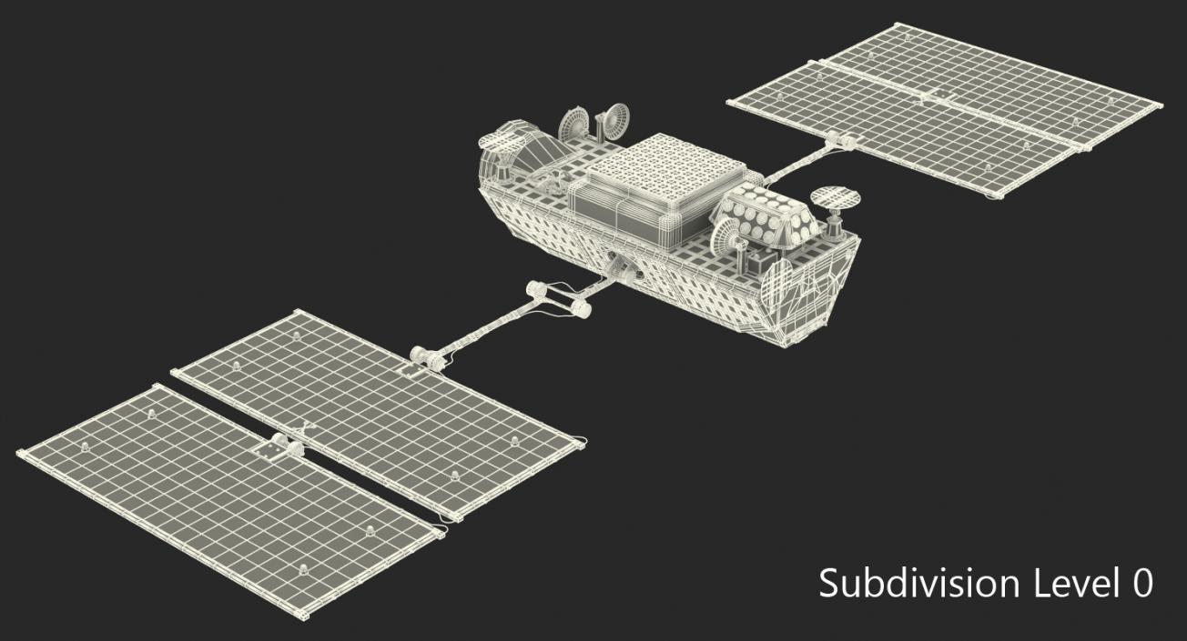 Communications Satellite 3D model