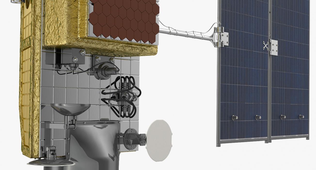 Communications Satellite 3D model