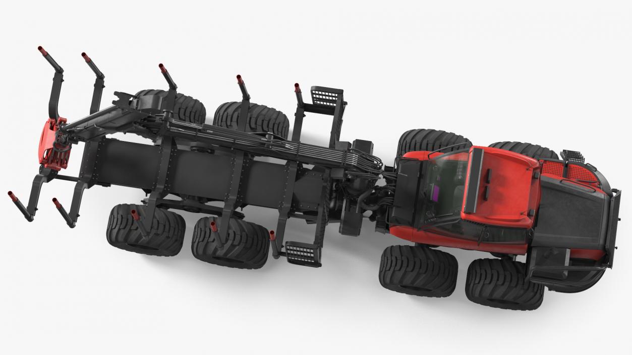 3D Forwarder Forestry Vehicle