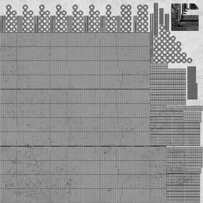 3D Horizontal Roller Conveyor Belt