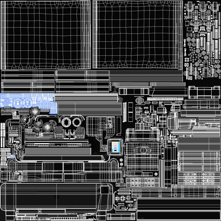 HP DesignJet T630 Tray Open 3D