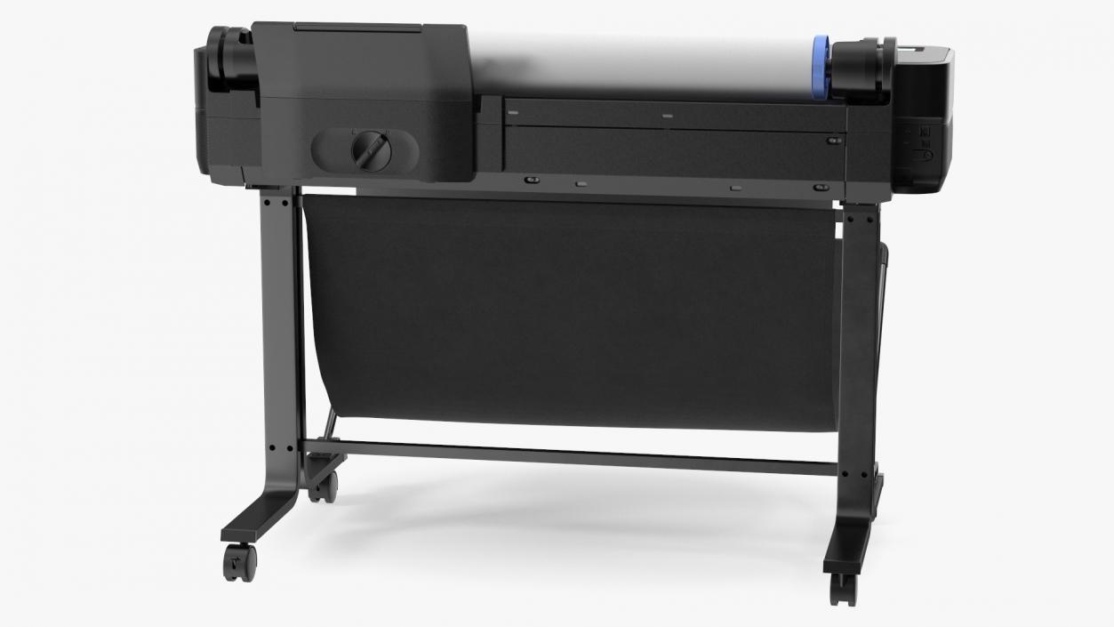 HP DesignJet T630 Tray Open 3D