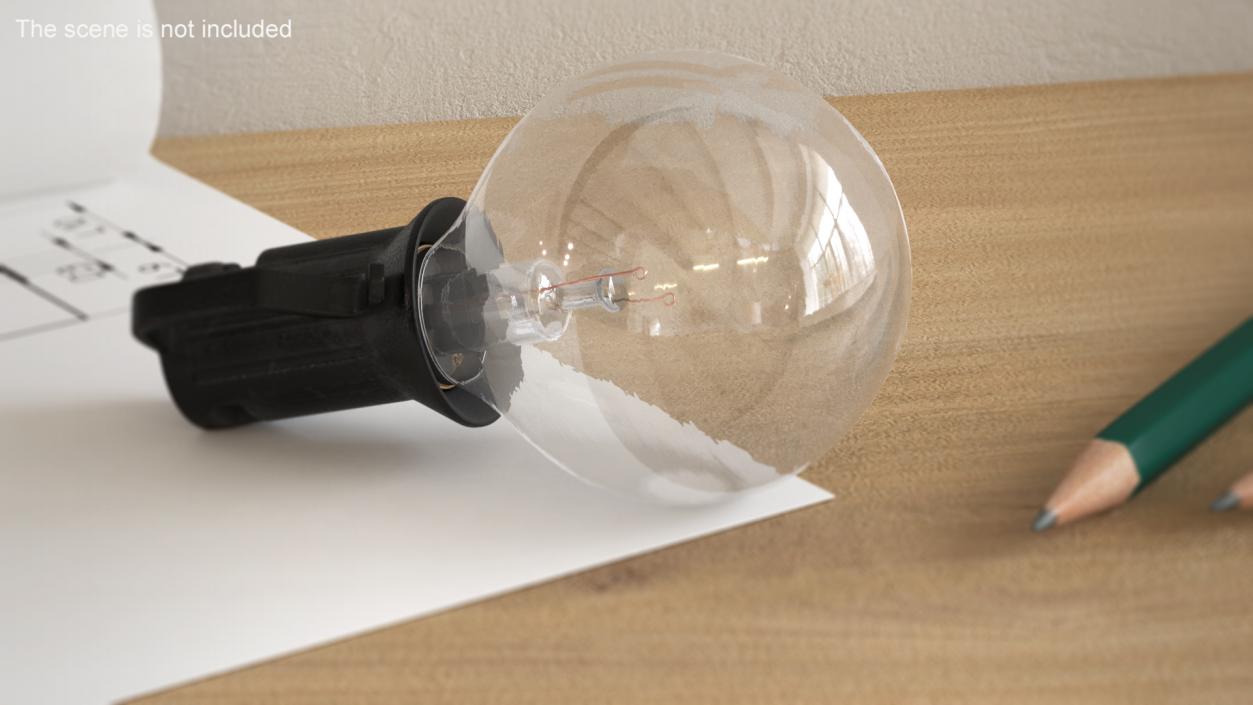 Edison Light Bulb 3D