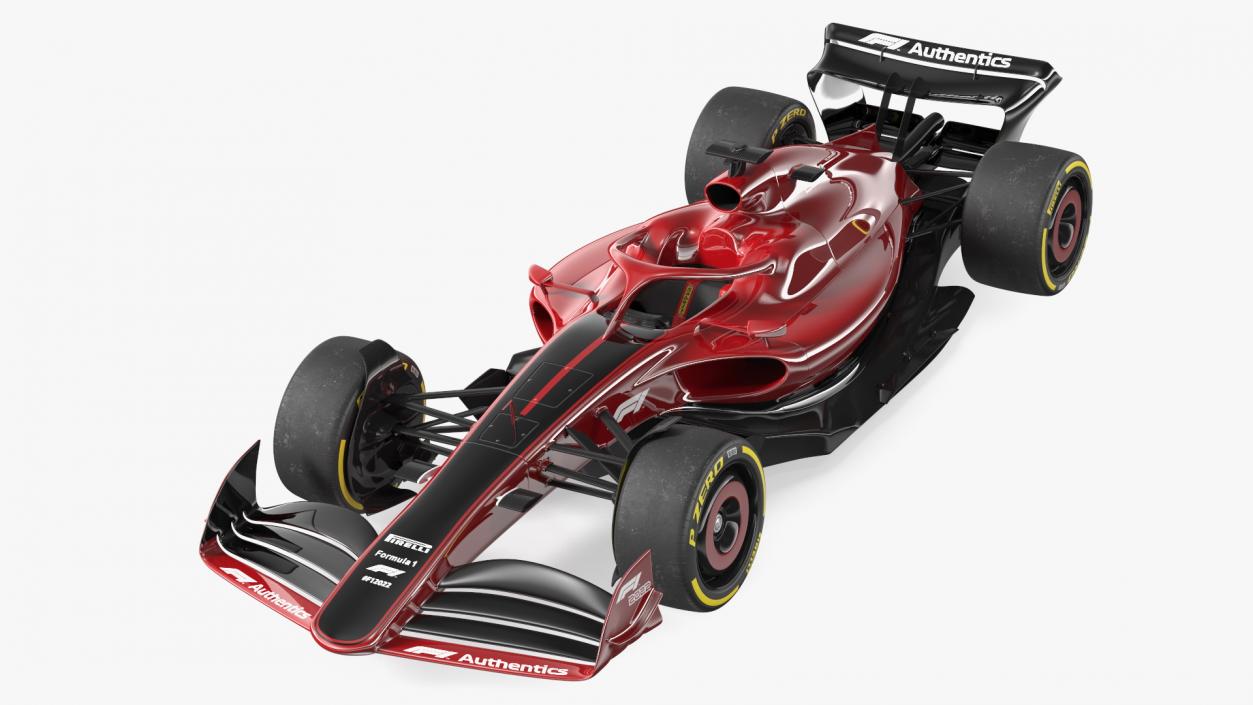 Formula 1 2022 Red Livery Rigged 3D