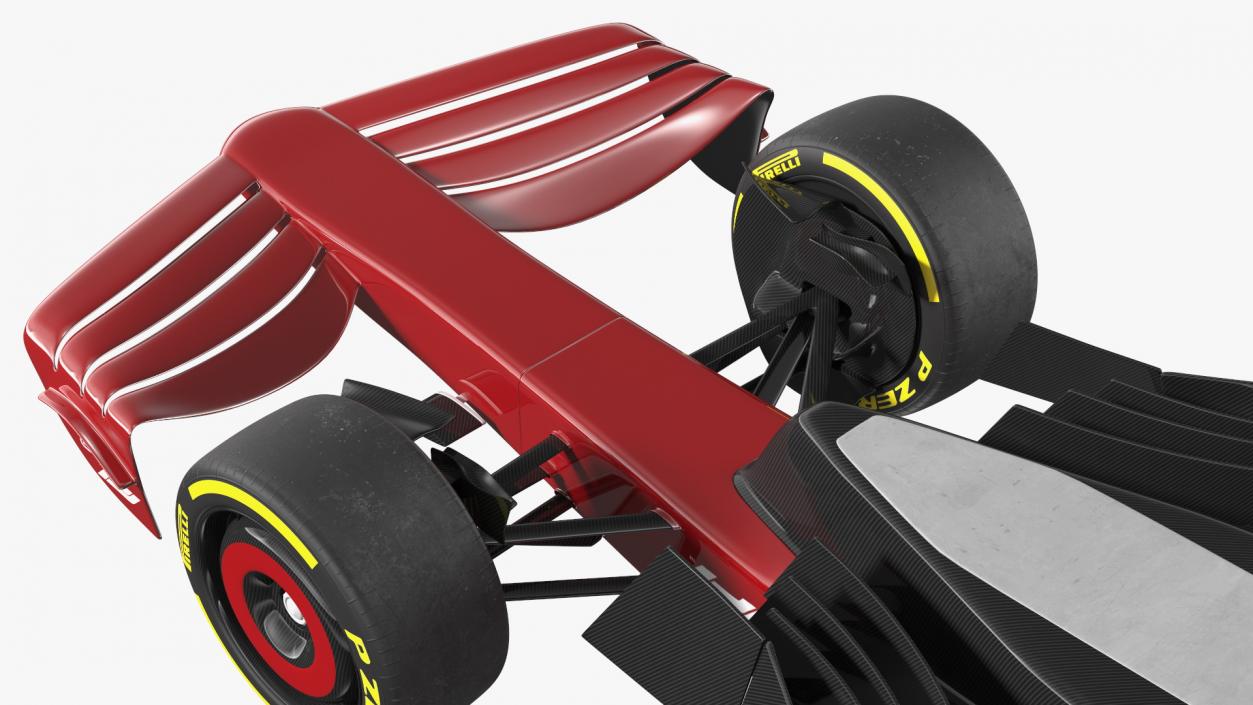 Formula 1 2022 Red Livery Rigged 3D