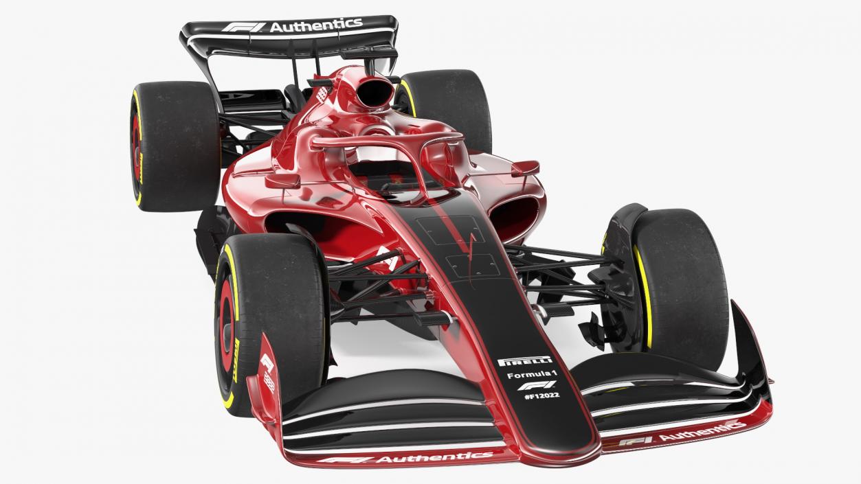 Formula 1 2022 Red Livery Rigged 3D