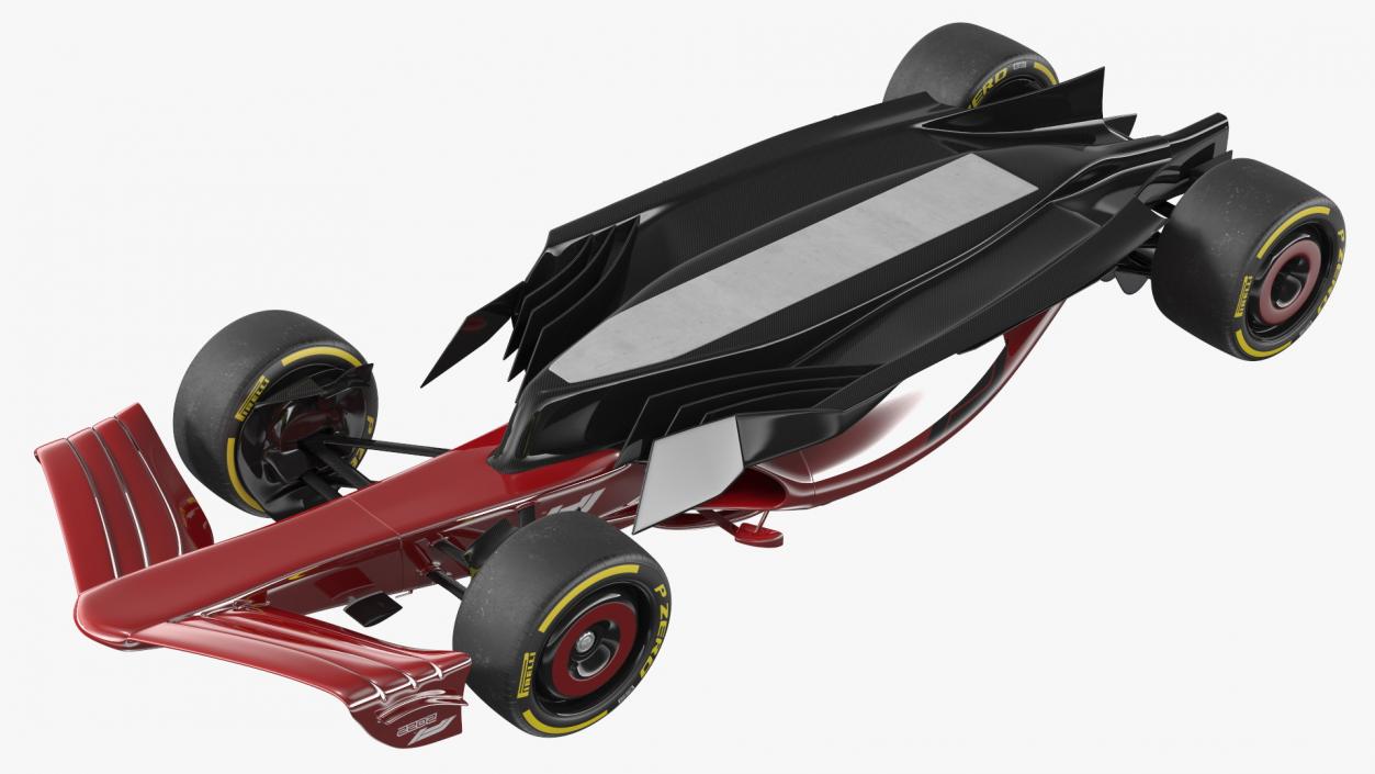 Formula 1 2022 Red Livery Rigged 3D