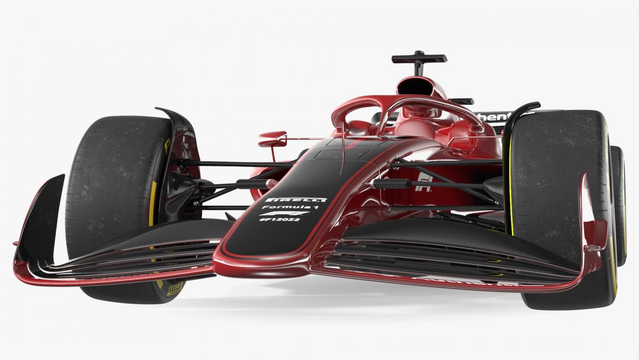 Formula 1 2022 Red Livery Rigged 3D