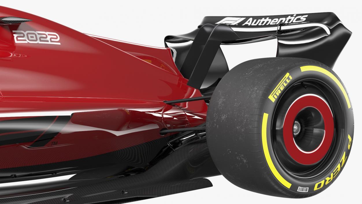 Formula 1 2022 Red Livery Rigged 3D