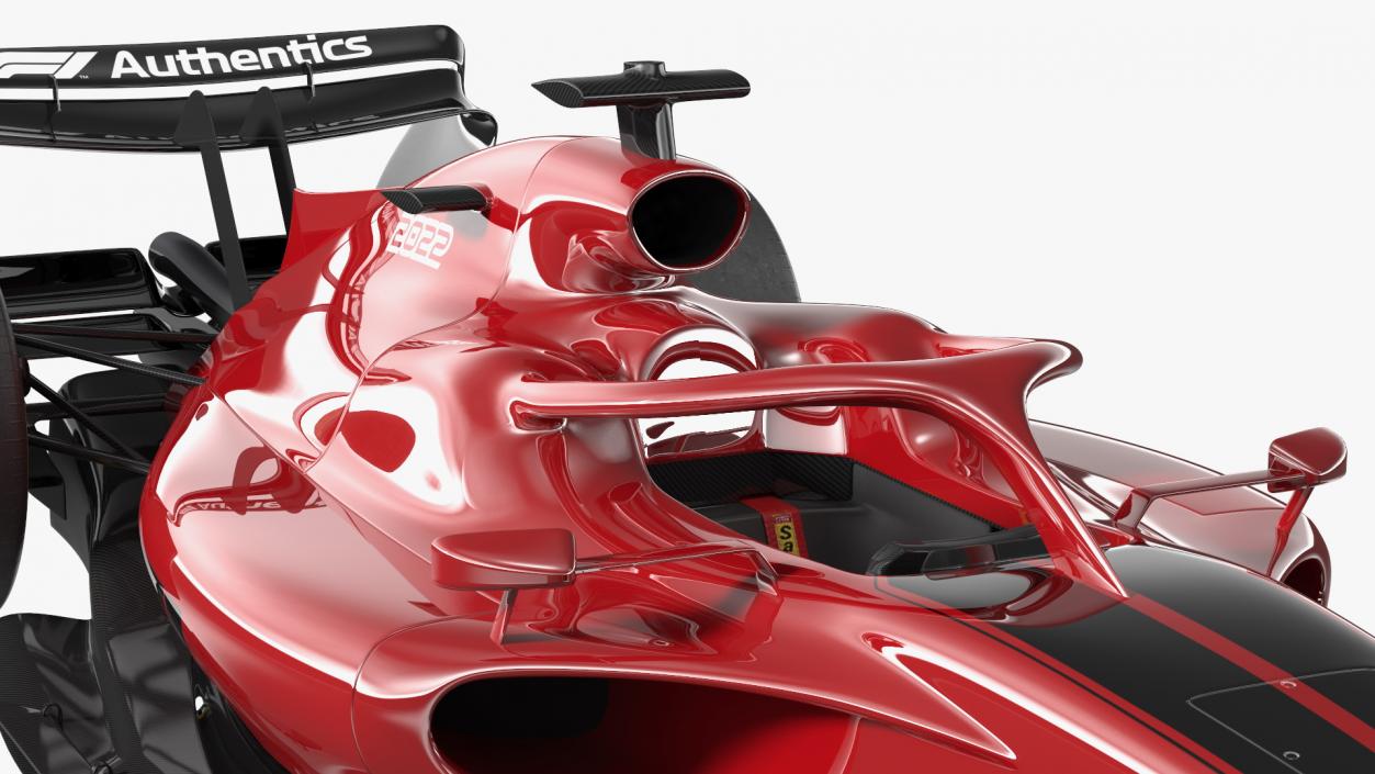 Formula 1 2022 Red Livery Rigged 3D