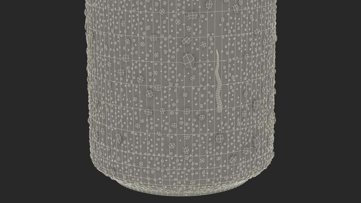 3D Soda Can with Droplets 330ml model