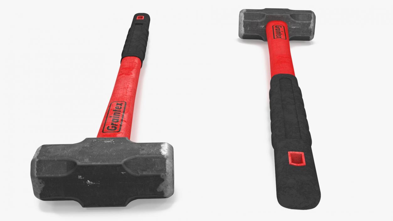 Double Flat Face Hammer Graintex 3D