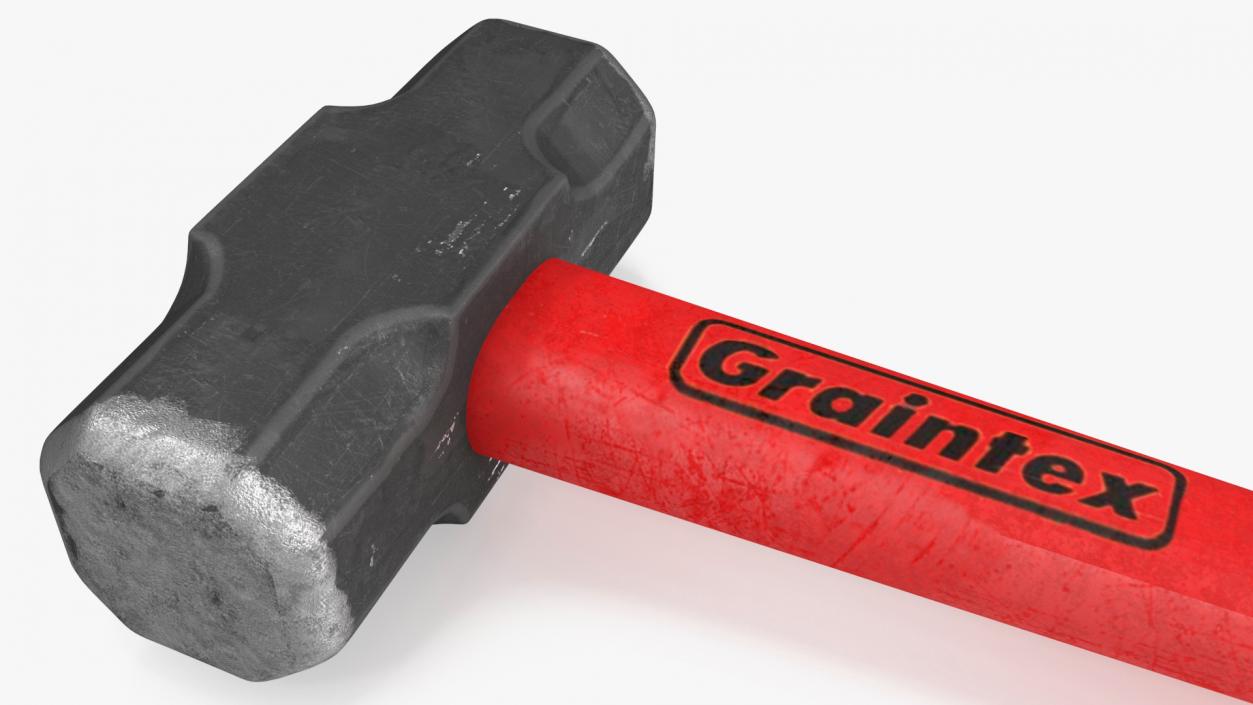 Double Flat Face Hammer Graintex 3D