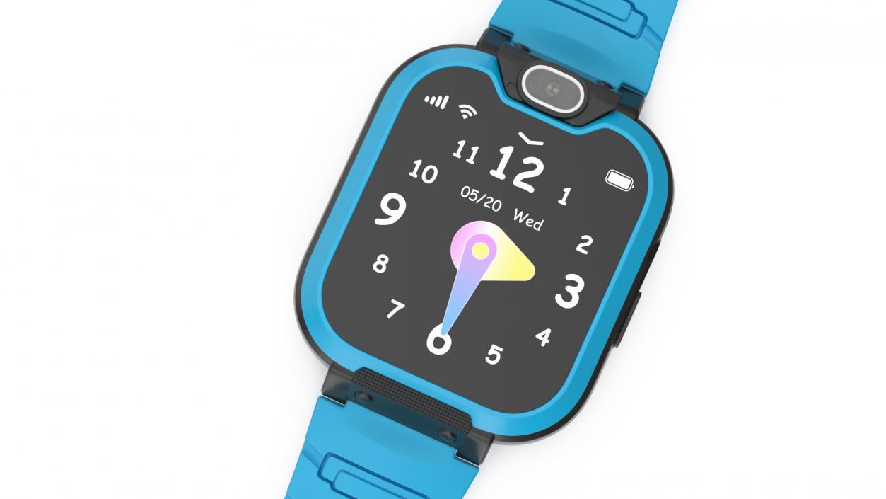 3D Kids Smart Watch Blue