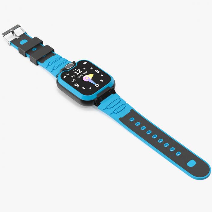 3D Kids Smart Watch Blue