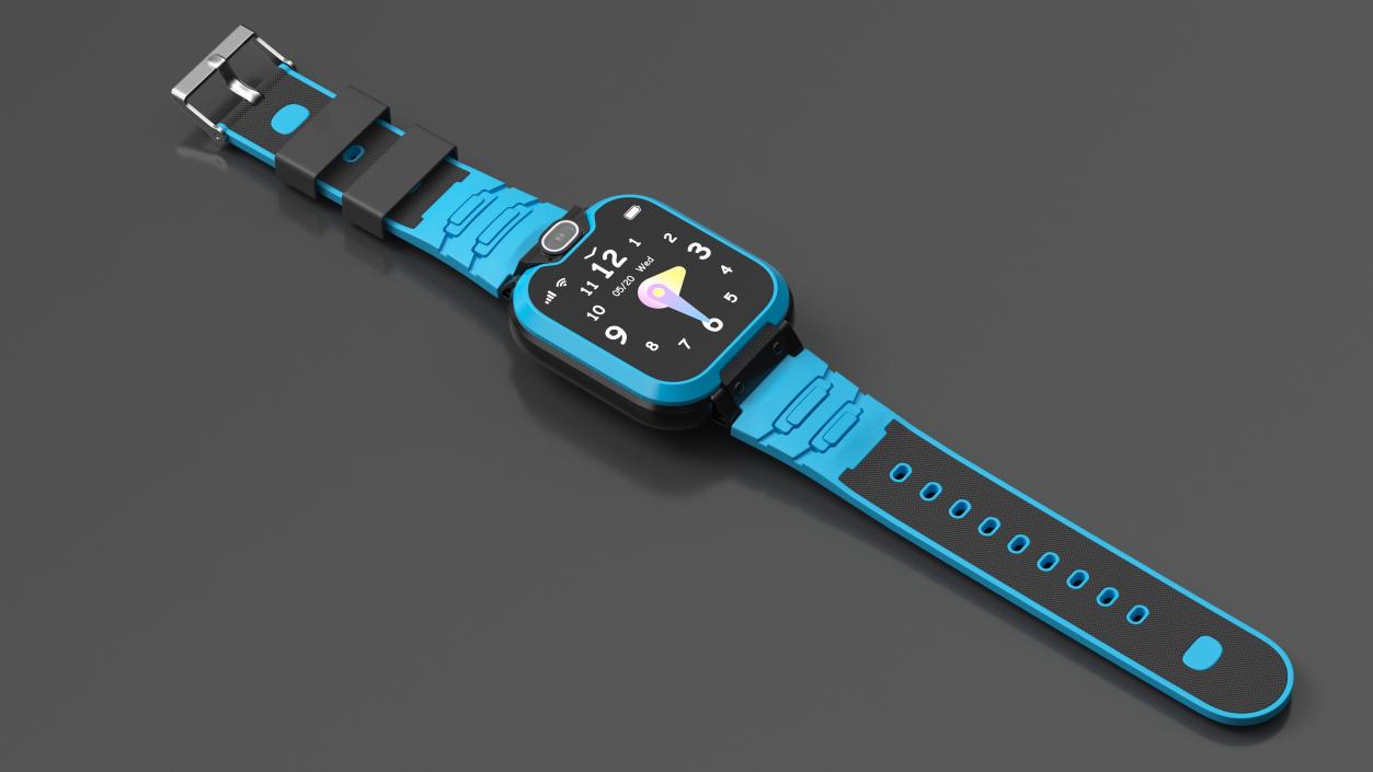 3D Kids Smart Watch Blue