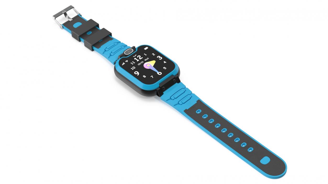 3D Kids Smart Watch Blue