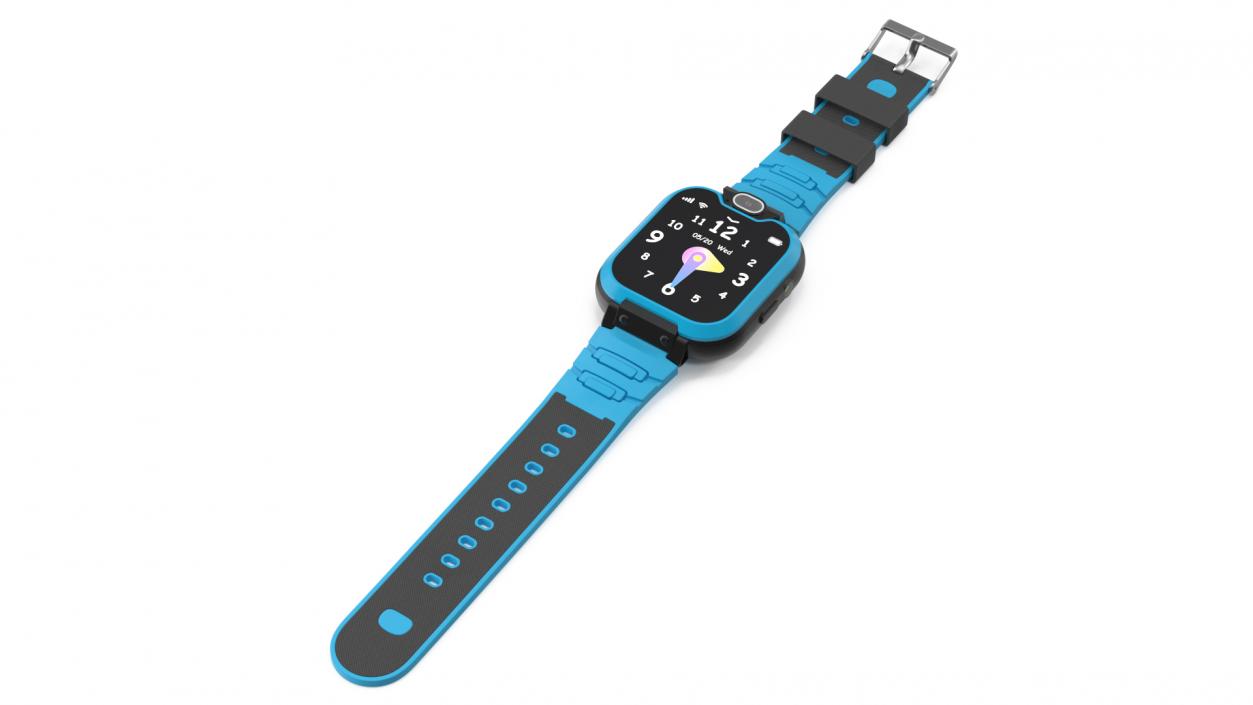 3D Kids Smart Watch Blue