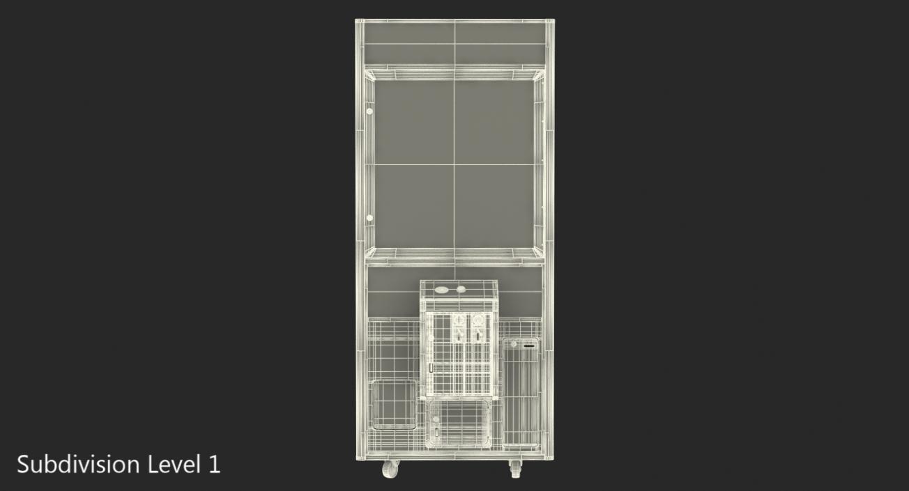 3D model Claw Vending Machine with Toys