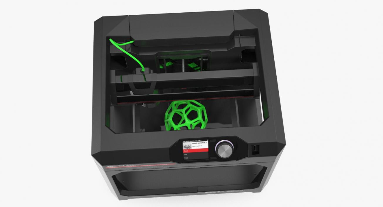 MakerBot Replicator 3d Printer Rigged 3D