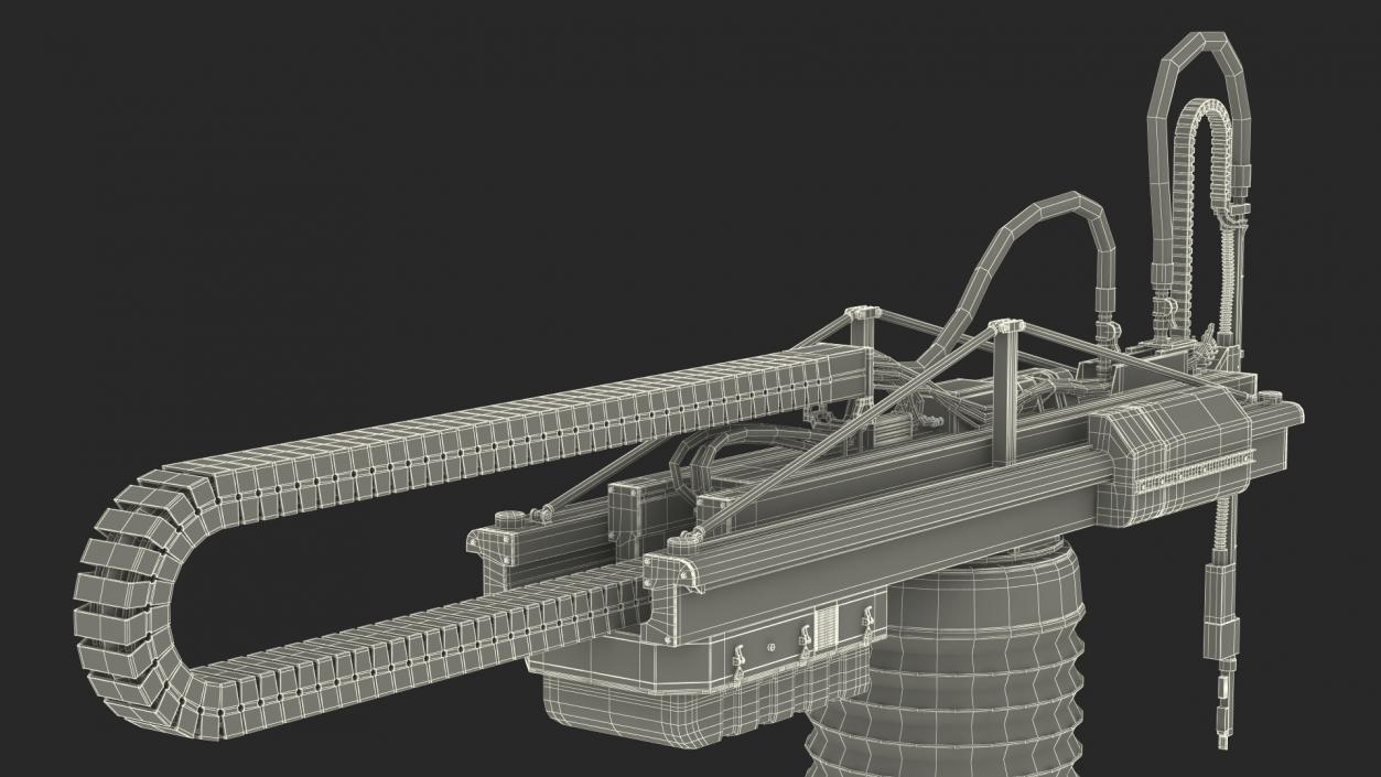 3D model Construction 3D Printer Rigged