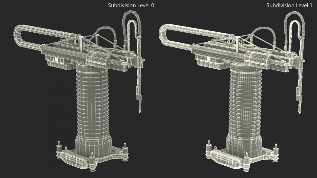 3D model Construction 3D Printer Rigged