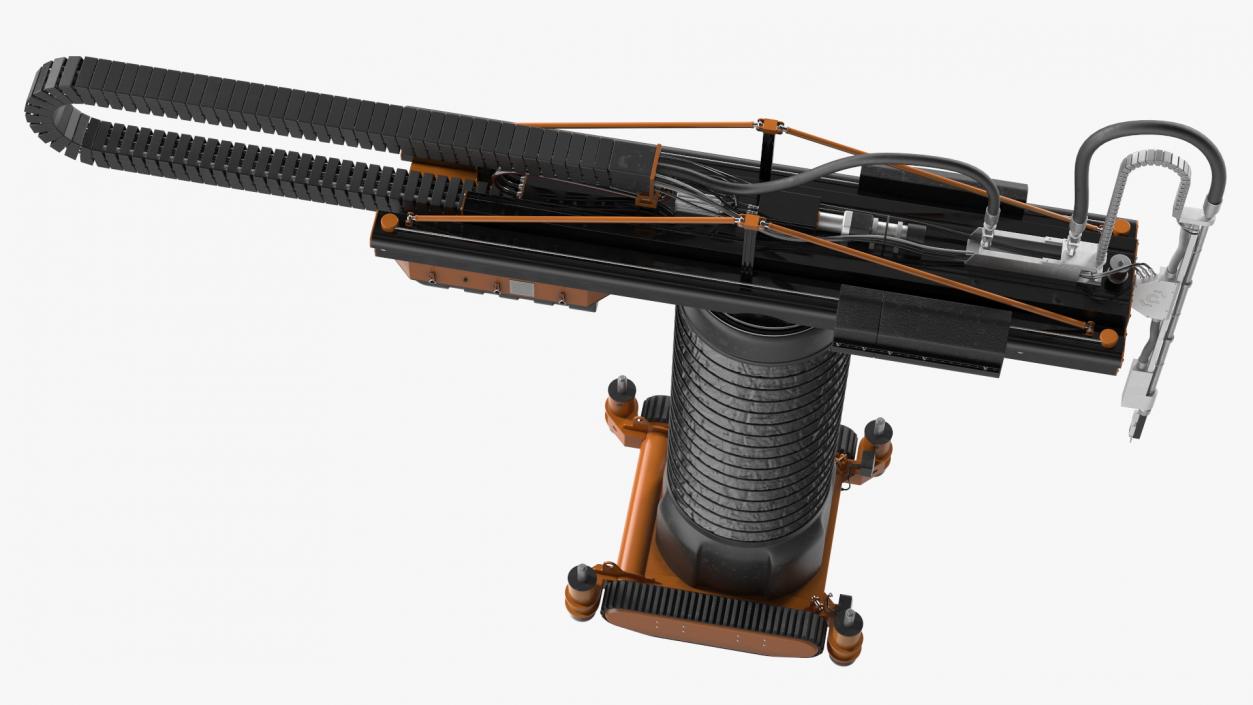 3D model Construction 3D Printer Rigged