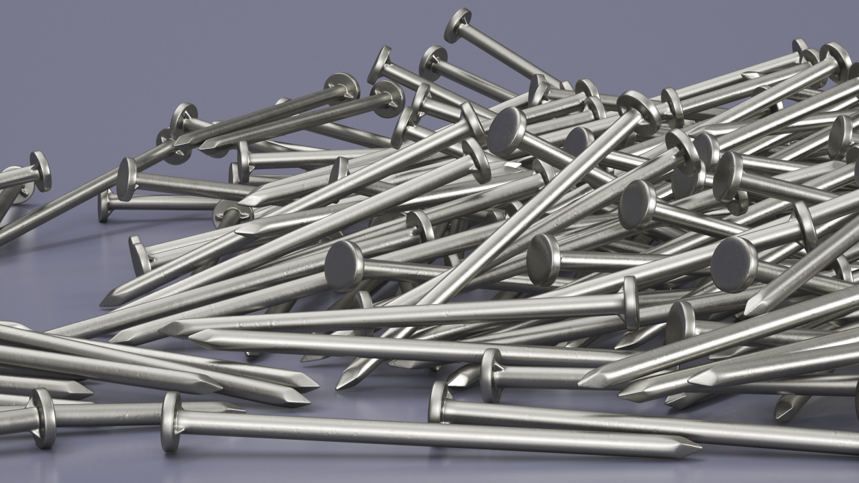 3D Framing Nails model