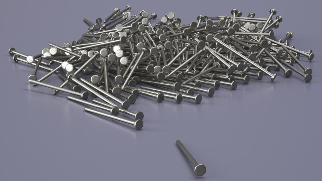 3D Framing Nails model