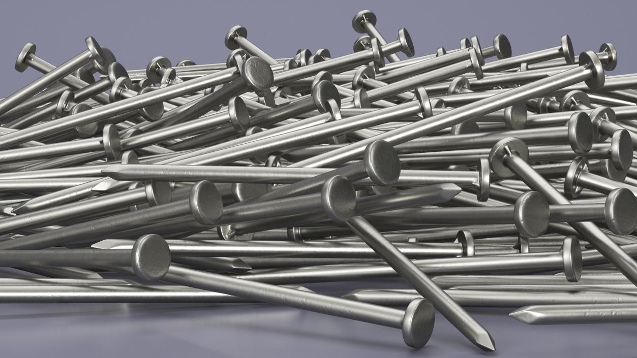 3D Framing Nails model