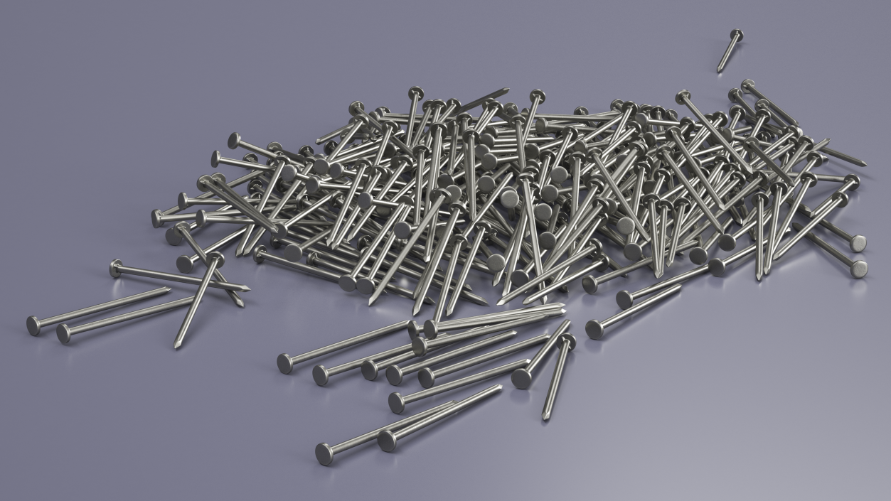 3D Framing Nails model