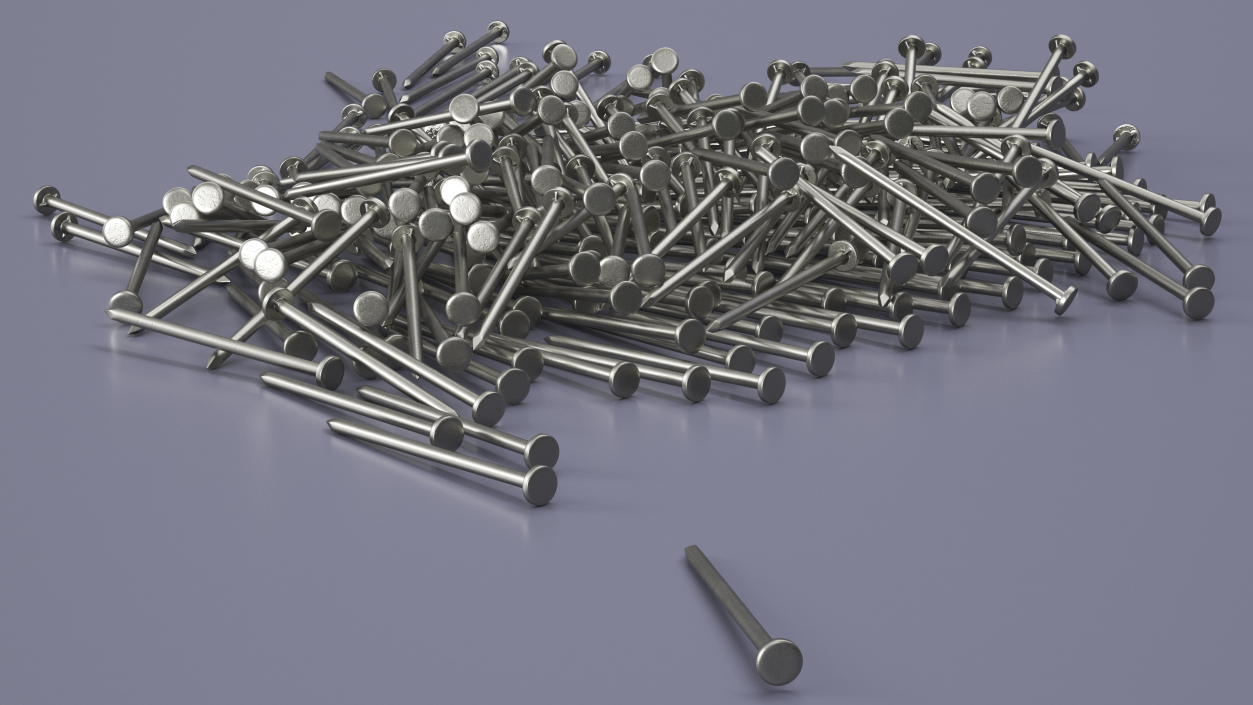 3D Framing Nails model