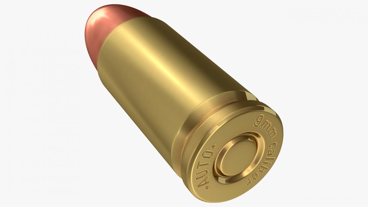 9mm Luger Ammo 3D model