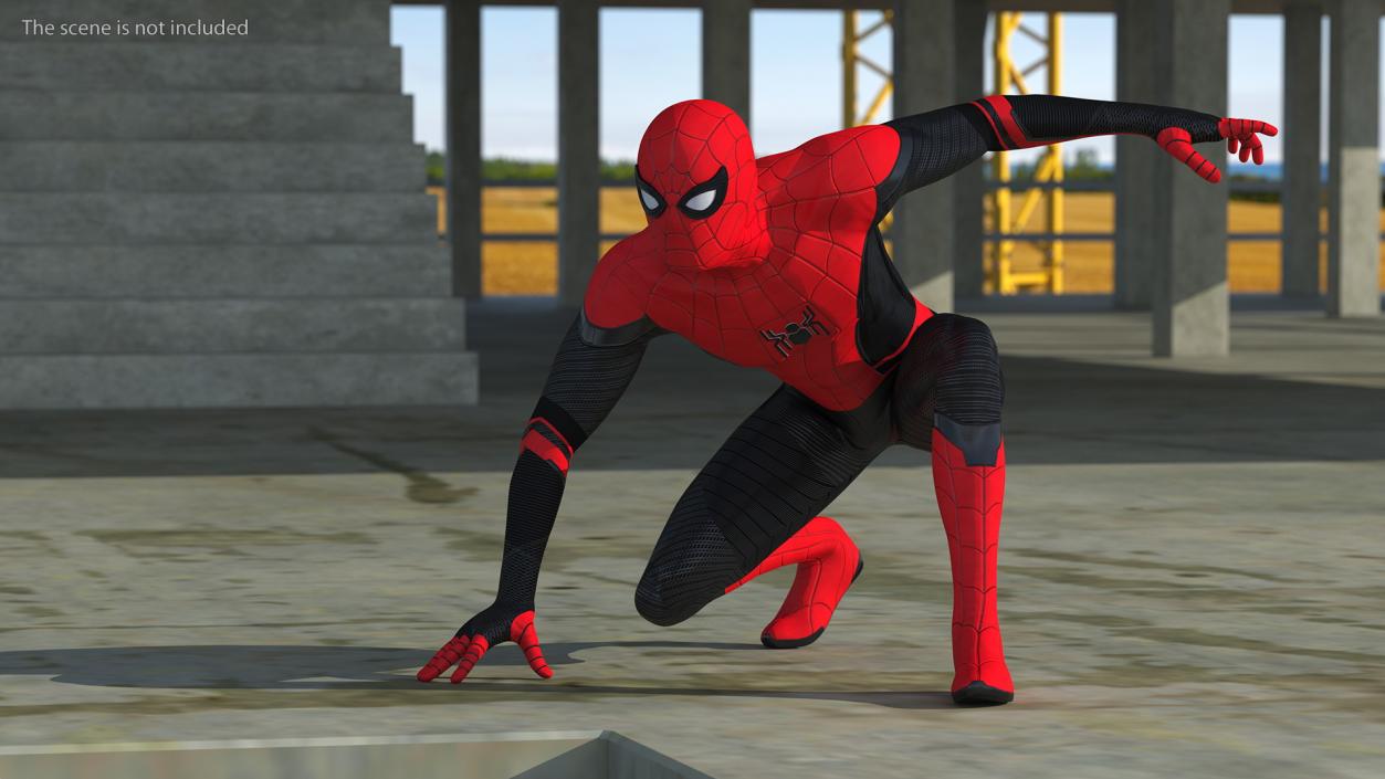 Spider Man Rigged 3D