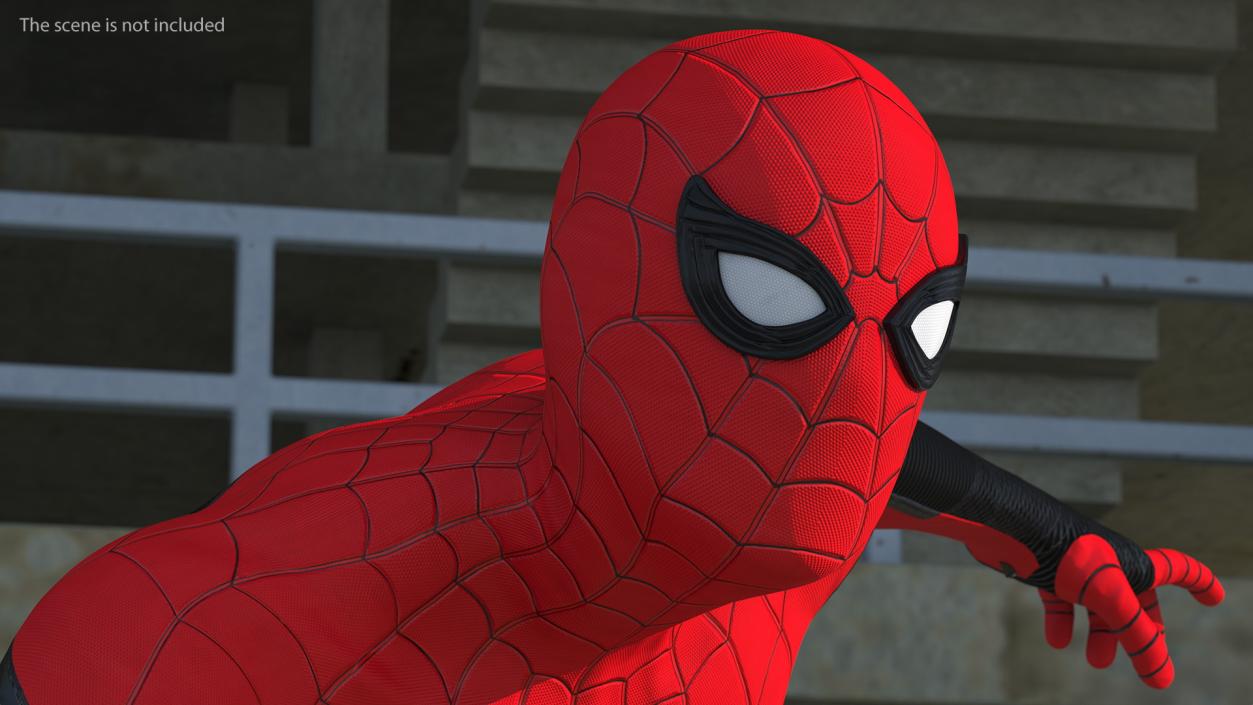 Spider Man Rigged 3D