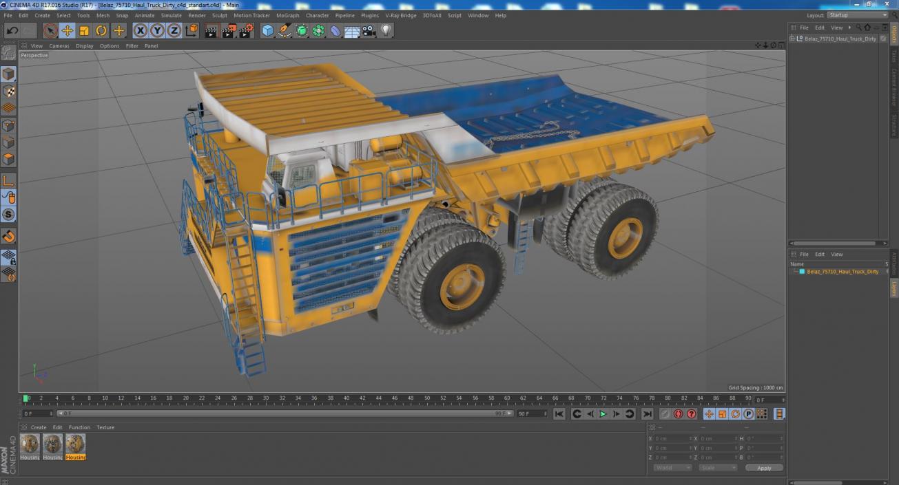 3D Belaz 75710 Haul Truck Dirty model