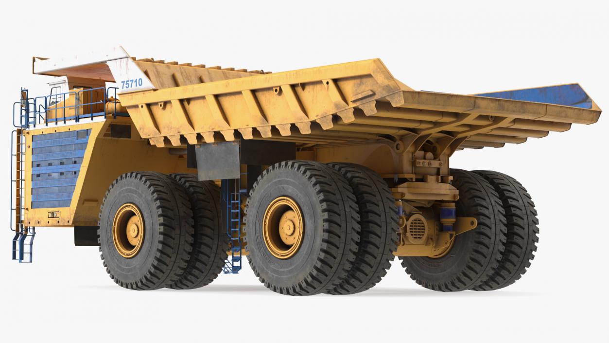 3D Belaz 75710 Haul Truck Dirty model