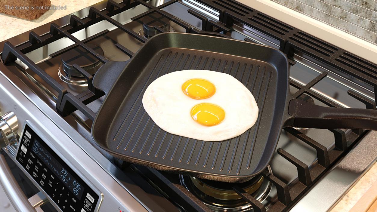 3D Masterpan Aluminum Grill Pan model