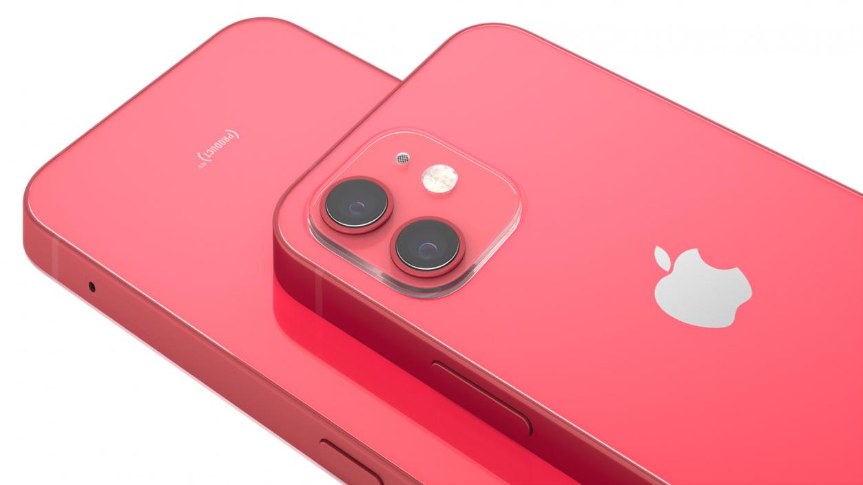 Apple iPhone 12 mini Product RED 3D